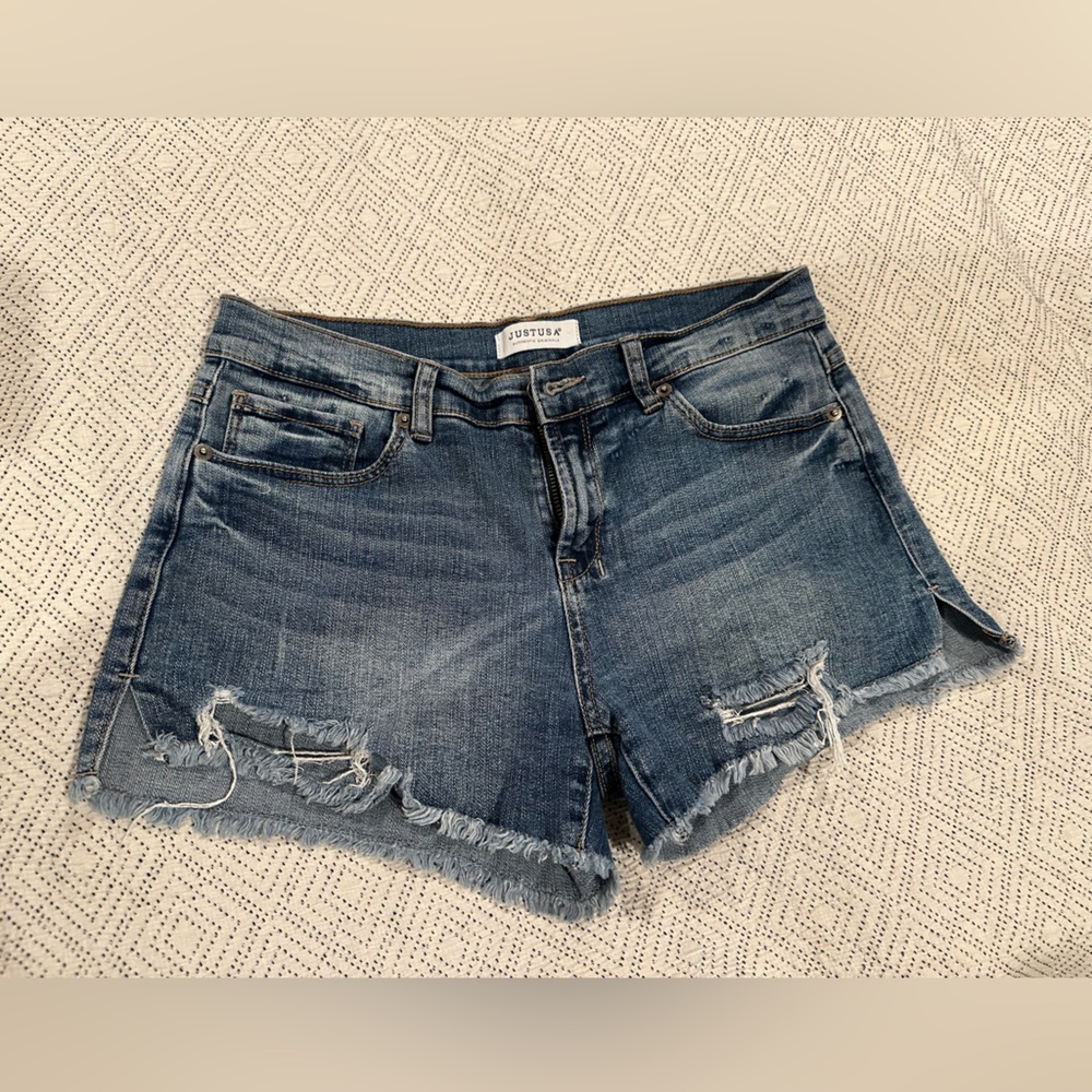 Just USA Distressed Denim Shorts